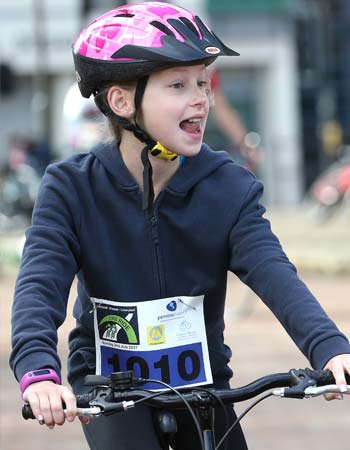 child bike rider